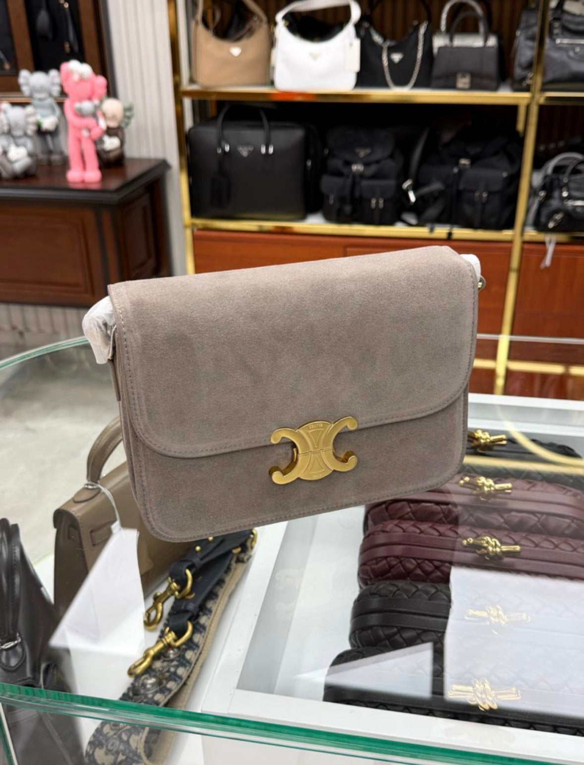 Triomphe Suede