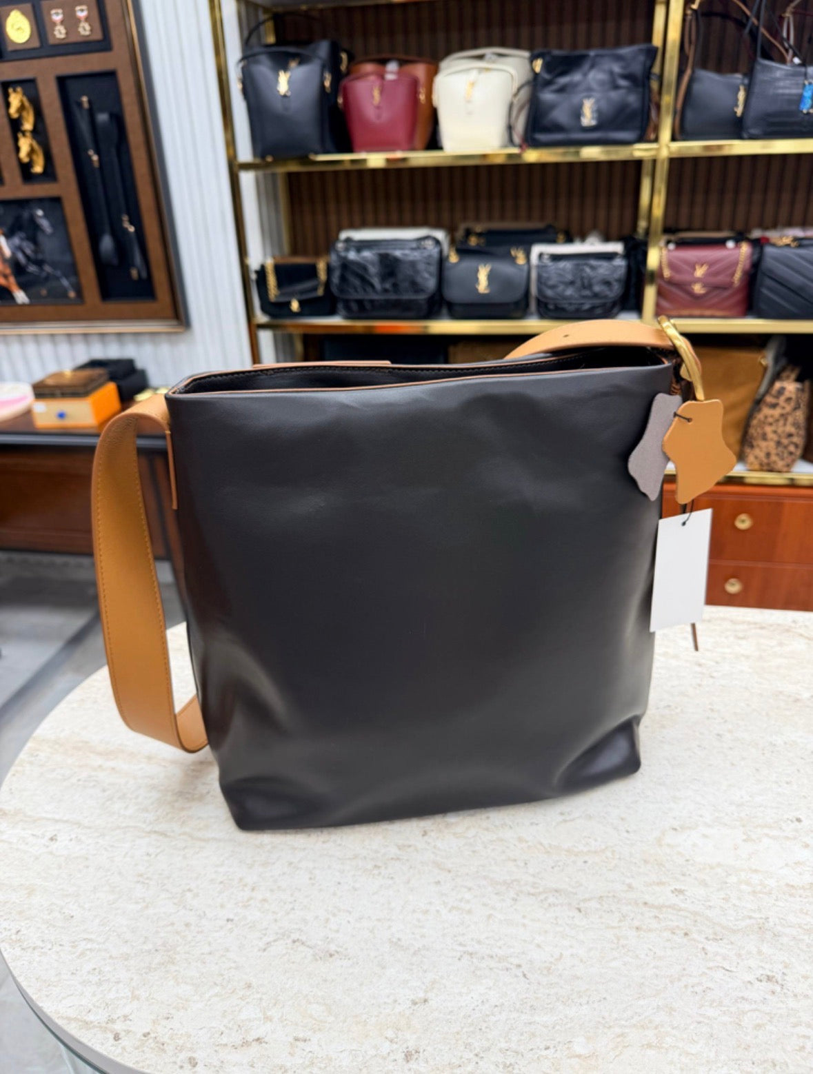 Draped Lambskin
