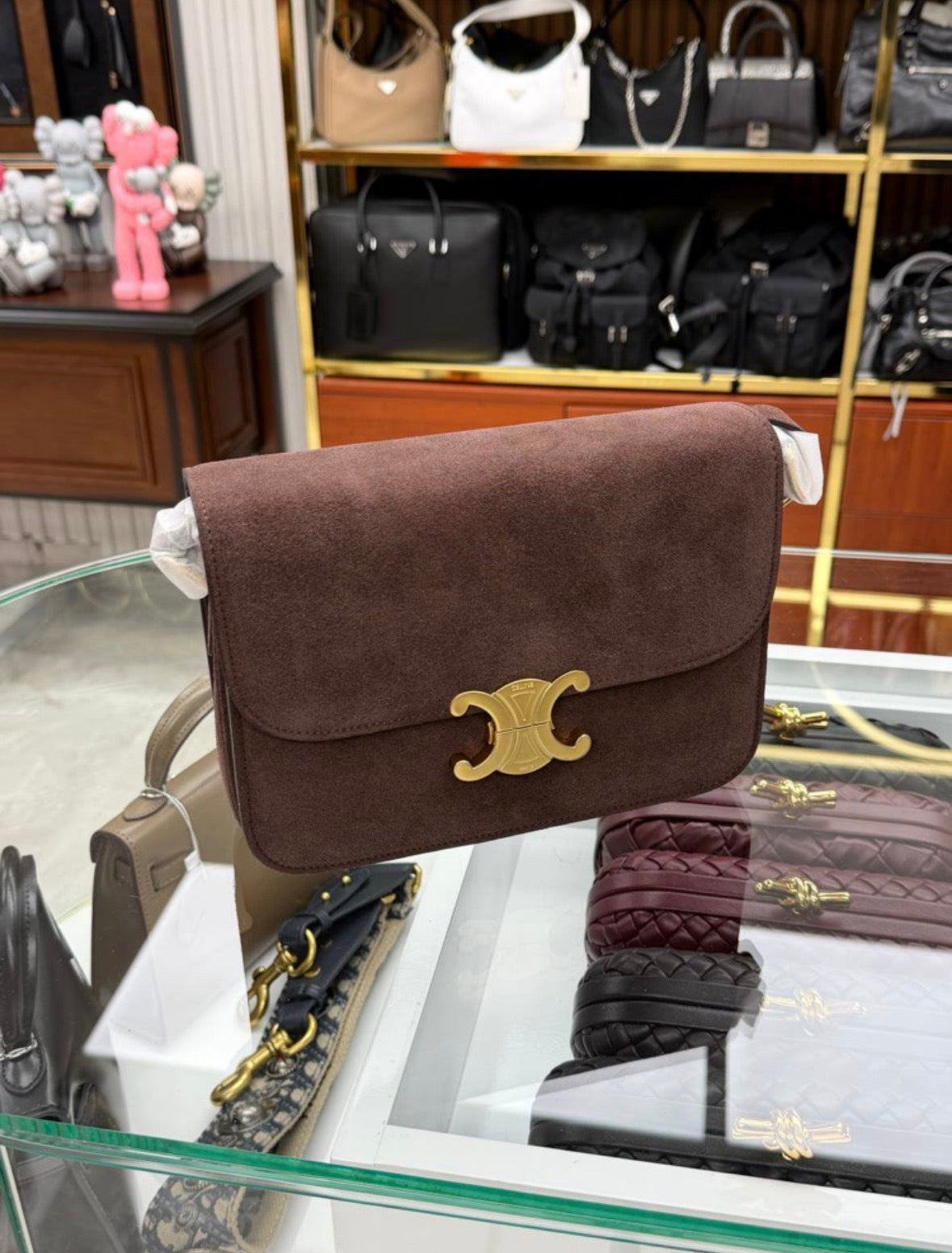 Triomphe Suede