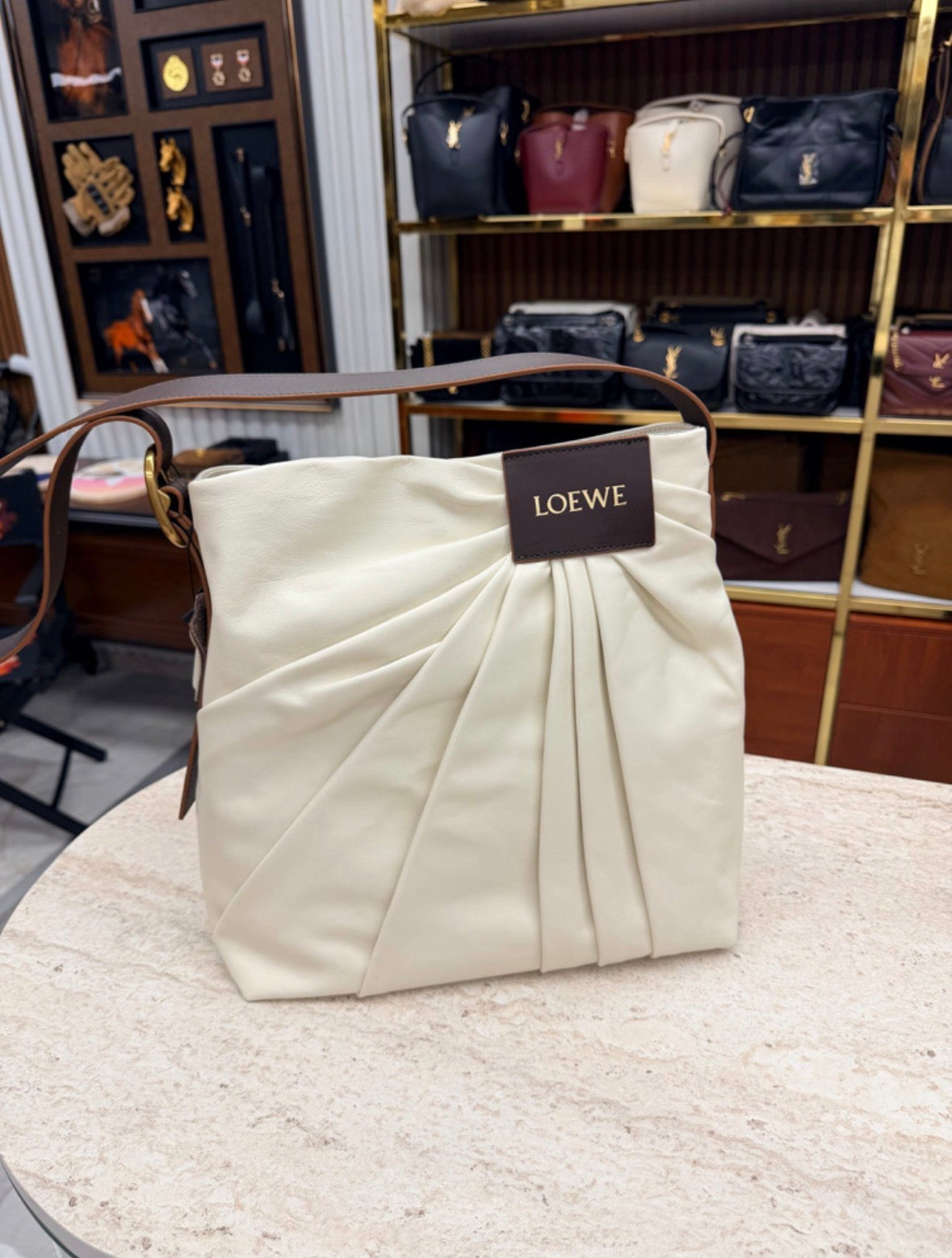 Draped Lambskin