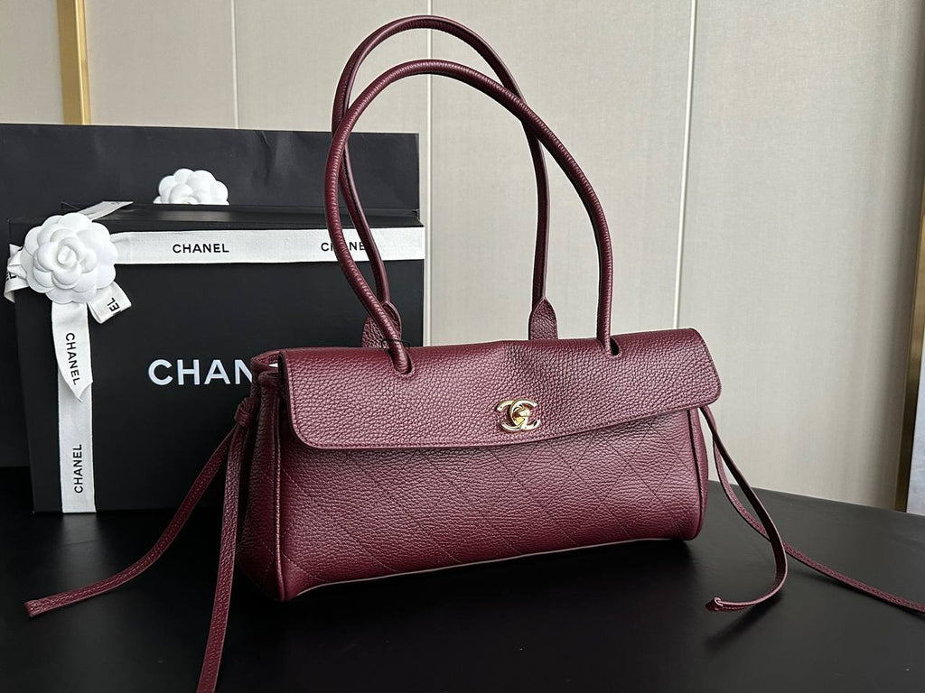 Noir Top Handle Bag