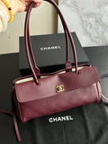 Noir Top Handle Bag